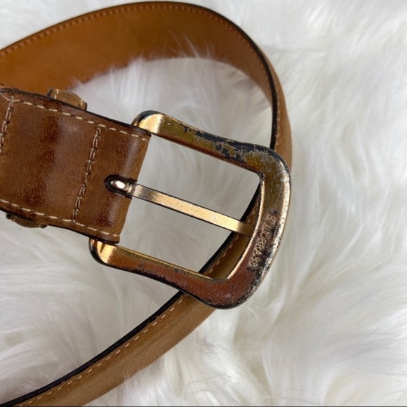 MARTIN DINGMAN COWHIDE BELT - Picture 2 of 10